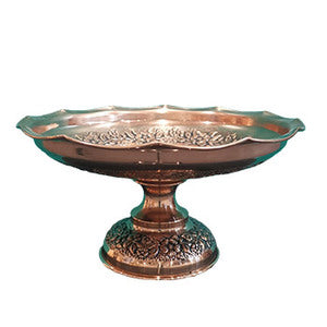 وعاء فاكهة بتلات حمراء - قاعدة واحدة وعاء فاكهة بتلات حمراء - قاعدة واحدة